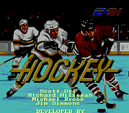 Pro Hockey (Japan) Title Screen